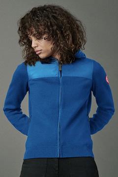 Ropa Canada Goose Mujer México - WindBridge Sudadera Con Capucha Azules LJ0973845